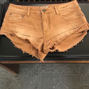 Free people high rise shorts